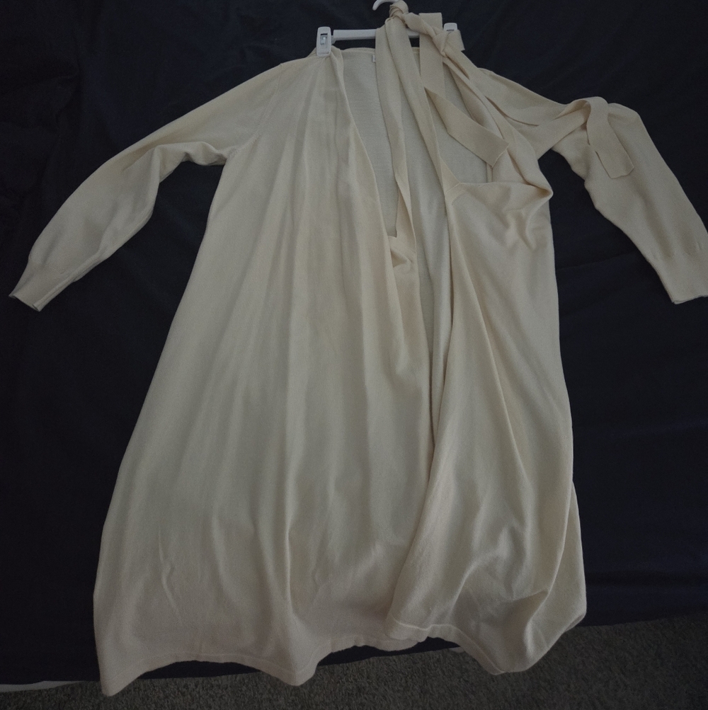 Victorias Secret Lascana Elegant Cream Women's Wrap Dress